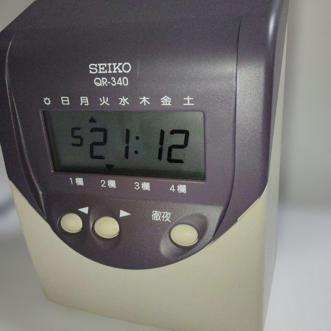SEIKO タイムレコーダー　QR-340