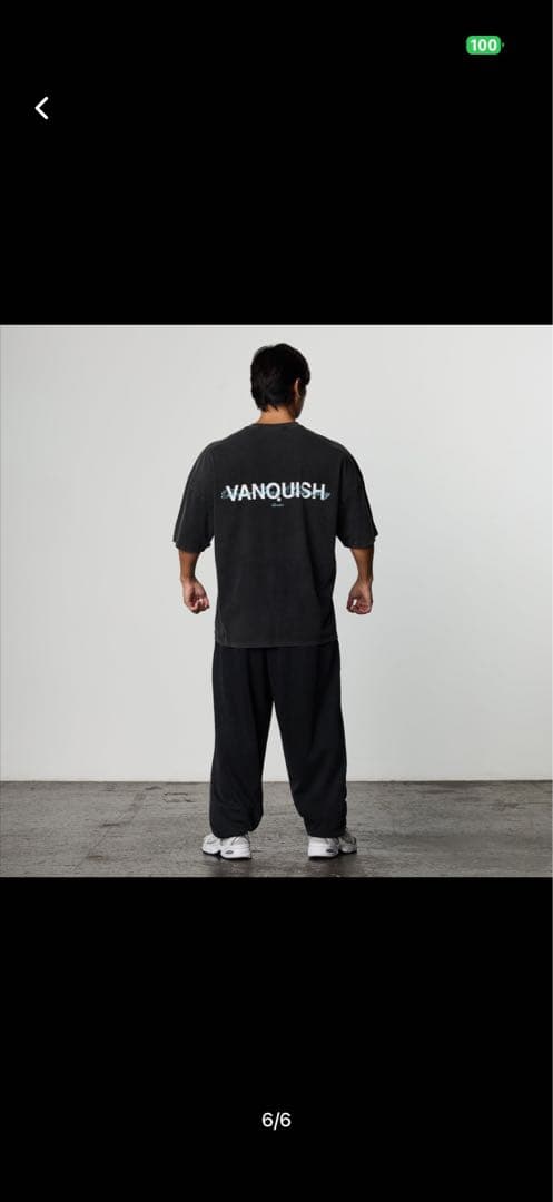VQ × Shintaro Hibiscus Black Boxy Tシャツ