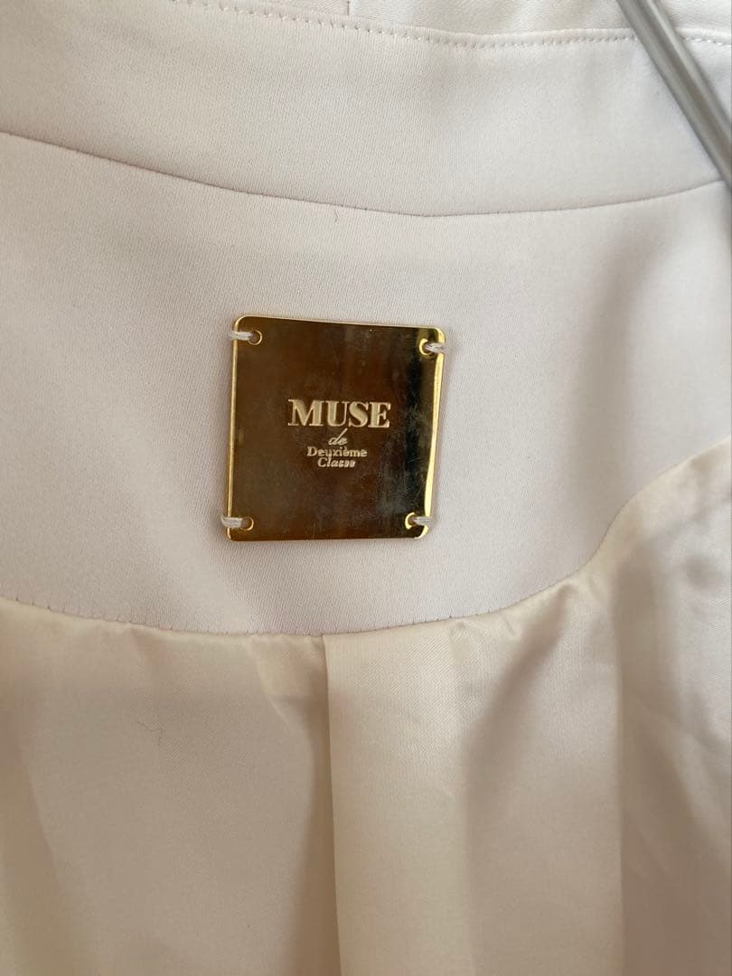 MUSE Deuxieme Classe タキシードジャケット 白 オケージョン