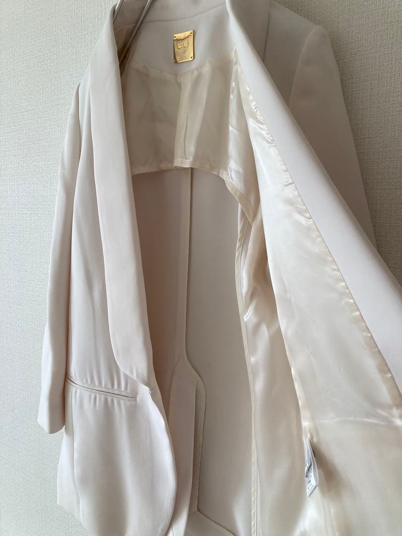 MUSE Deuxieme Classe タキシードジャケット 白 オケージョン
