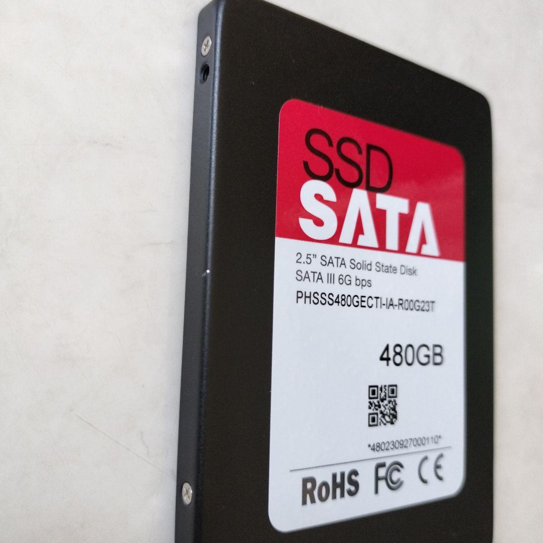 【ほぼ新品】SSD480GB 使用0時間 ④