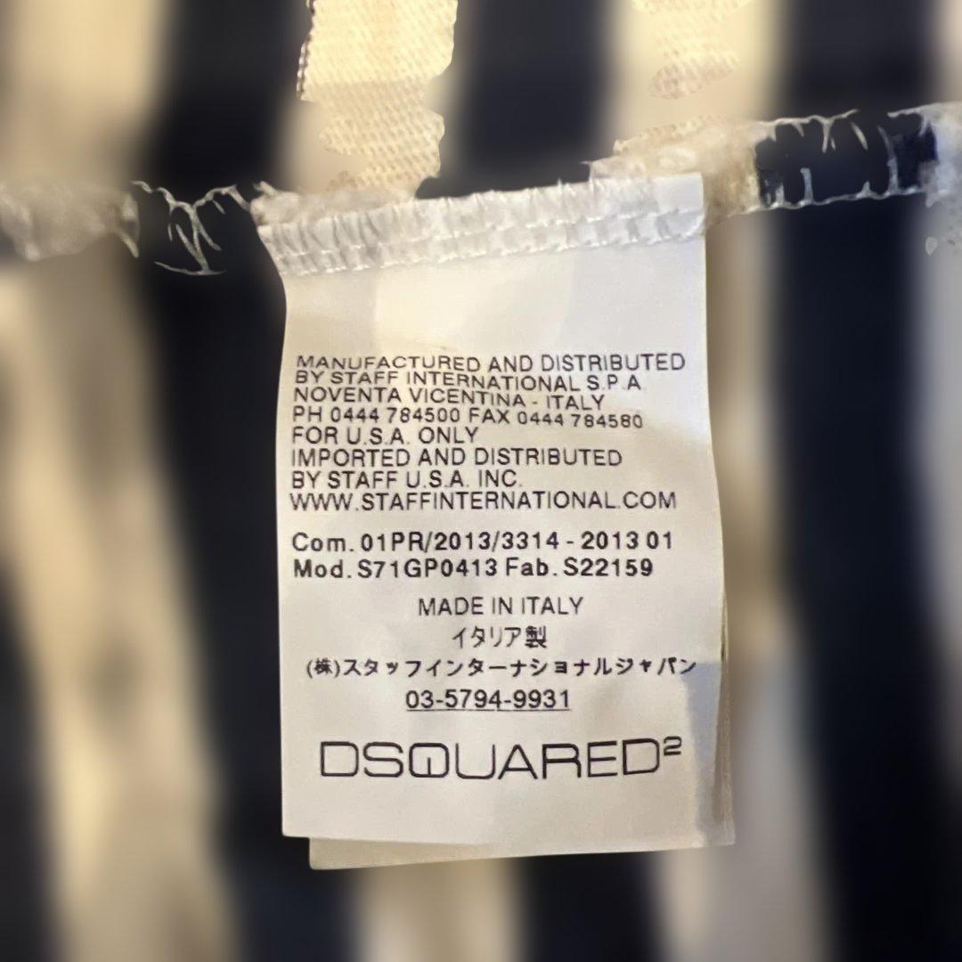 K.O DSQUARED ボーダーTシャツ