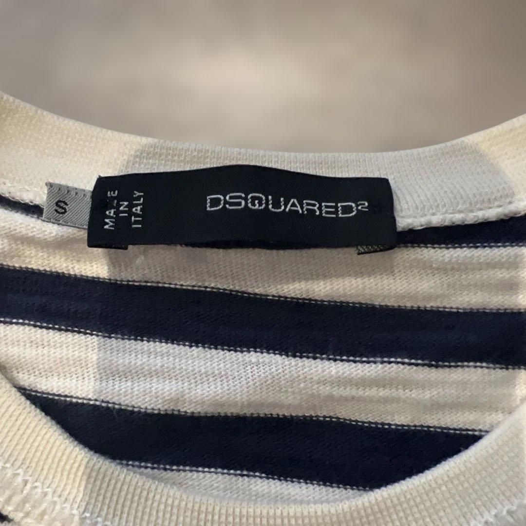 K.O DSQUARED ボーダーTシャツ
