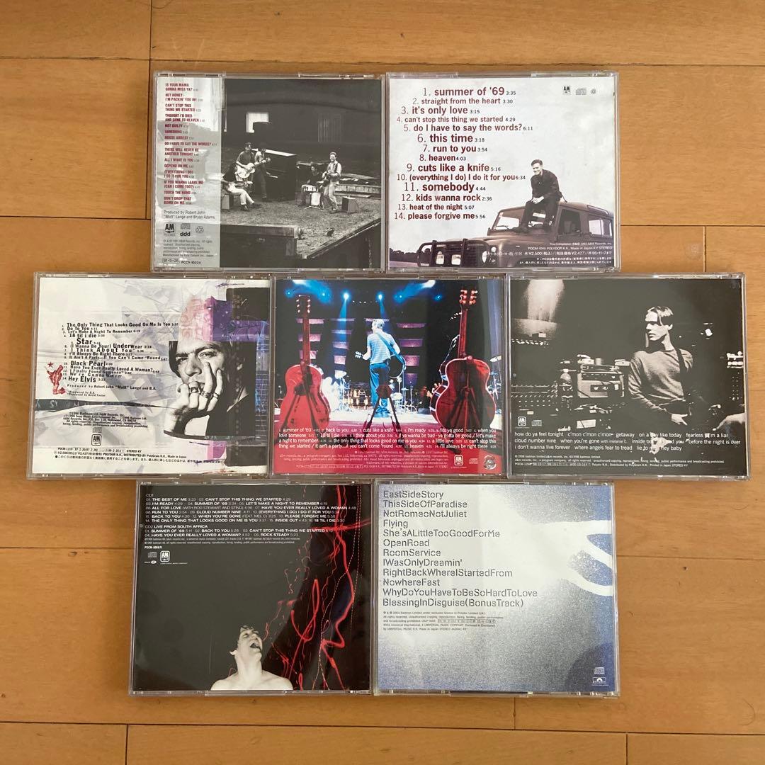 ブライアン・アダムス Bryan Adams／名作CD7枚セット☆オール国内盤