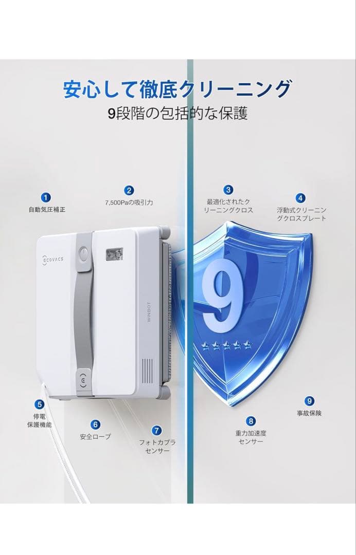 【格安】WINBOT MINI 窓掃除ロボット 本体