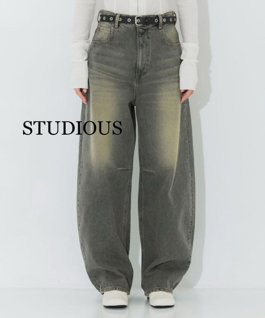 ⭐︎タグ付新品☆ STUDIOUS Barrel Leg Jeans バレルレッグ