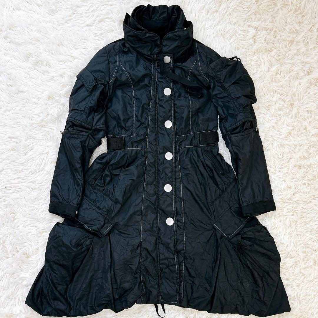 00s archives y2k ジルボー　 パラシュートギミックコート　シワ
