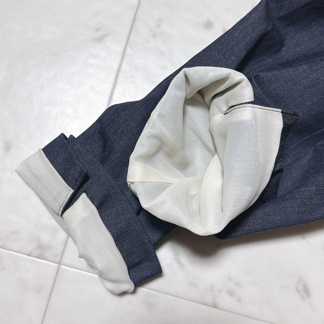 極美品 green label グリード シャンブレー ダブル ジャケット