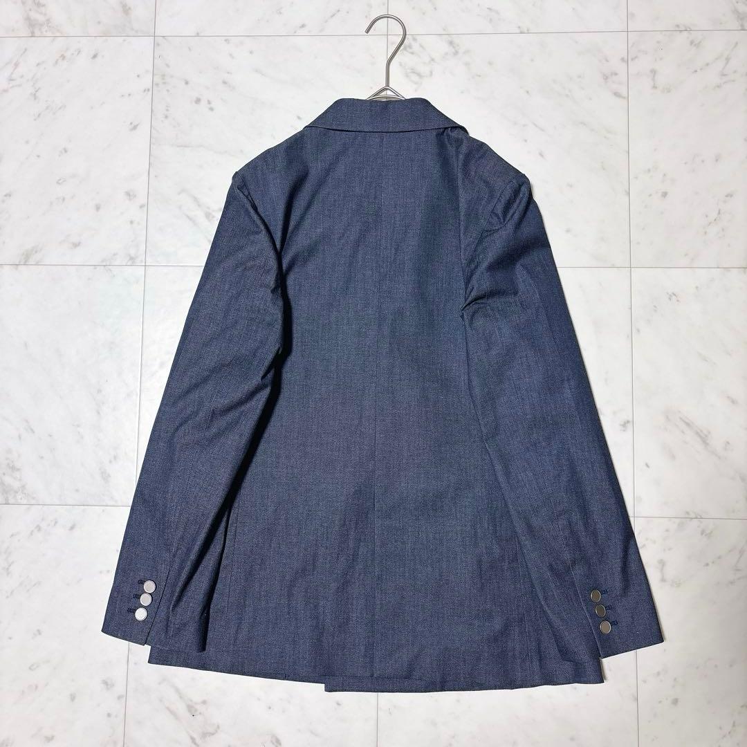 極美品 green label グリード シャンブレー ダブル ジャケット