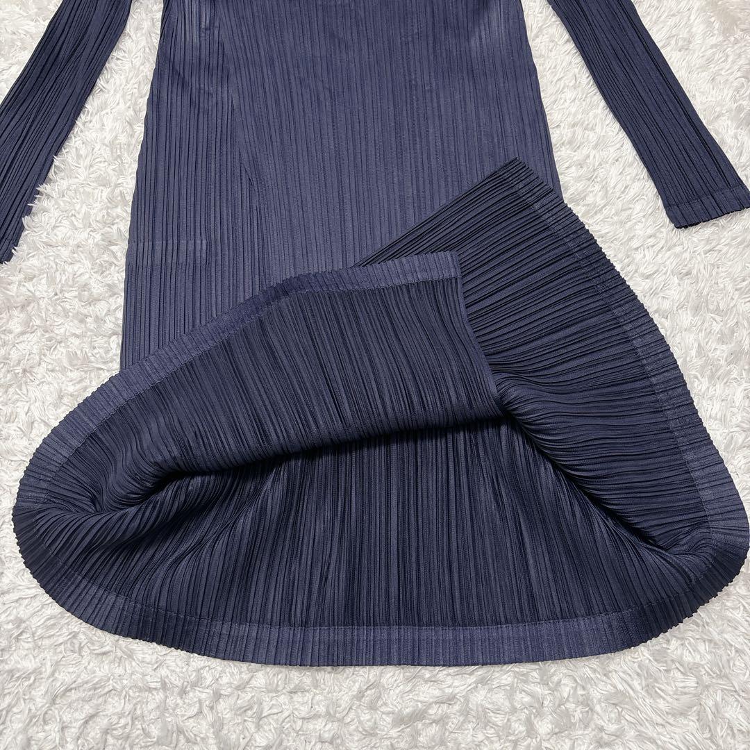 【PLEATS PLEASE】イッセイミヤケ プリーツワンピース サイズ2