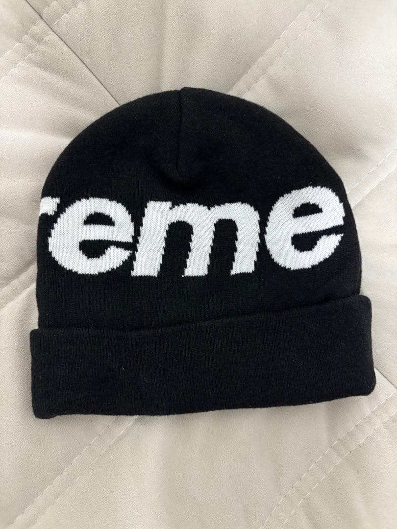 早い者勝ち！Supreme ブラック ビーニー