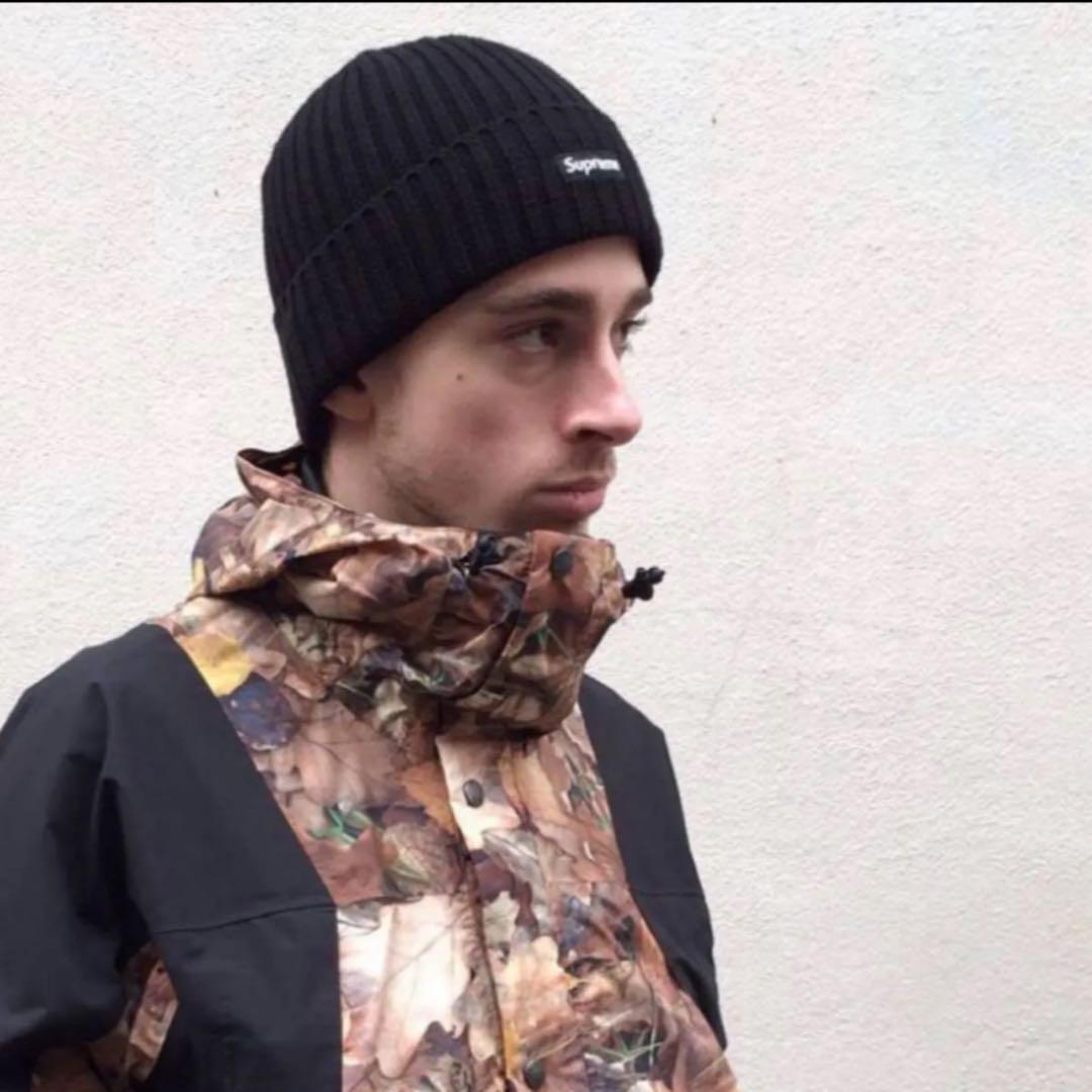★着画あり★Supreme Overdyed Beanie Black