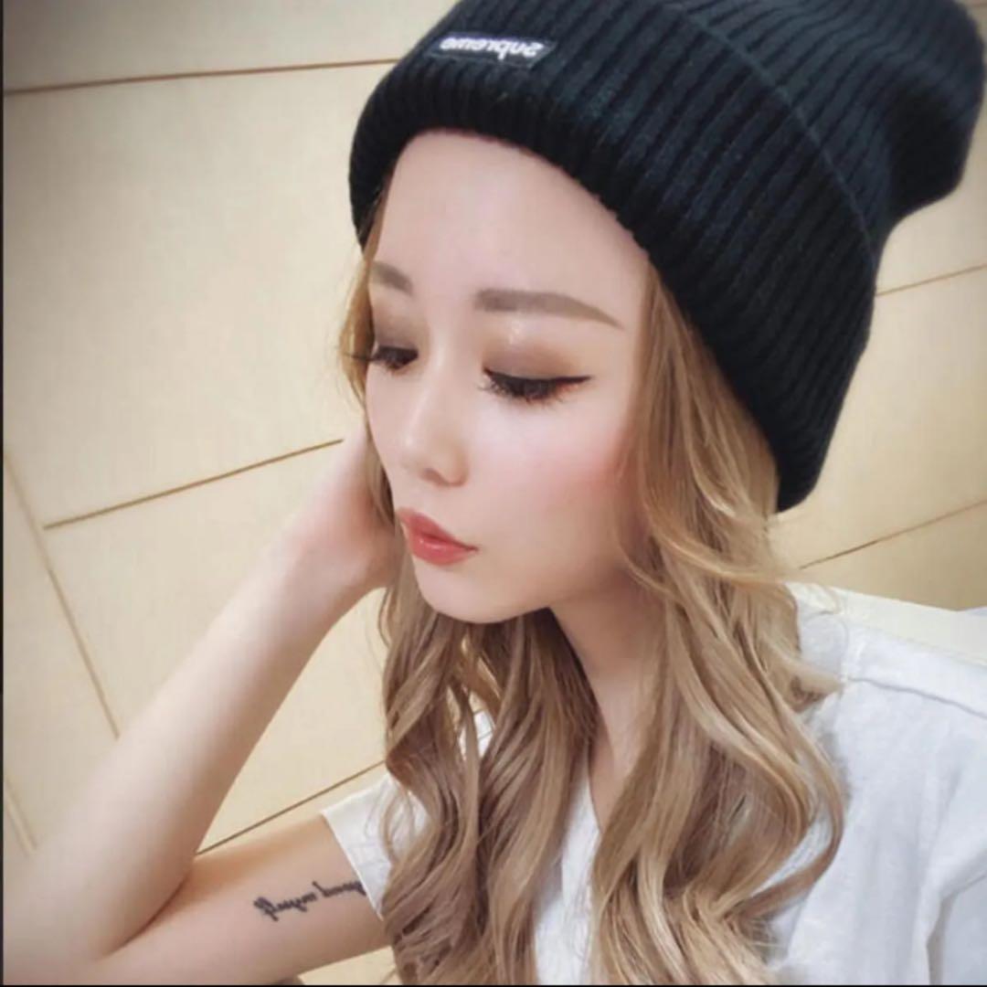 ★着画あり★Supreme Overdyed Beanie Black