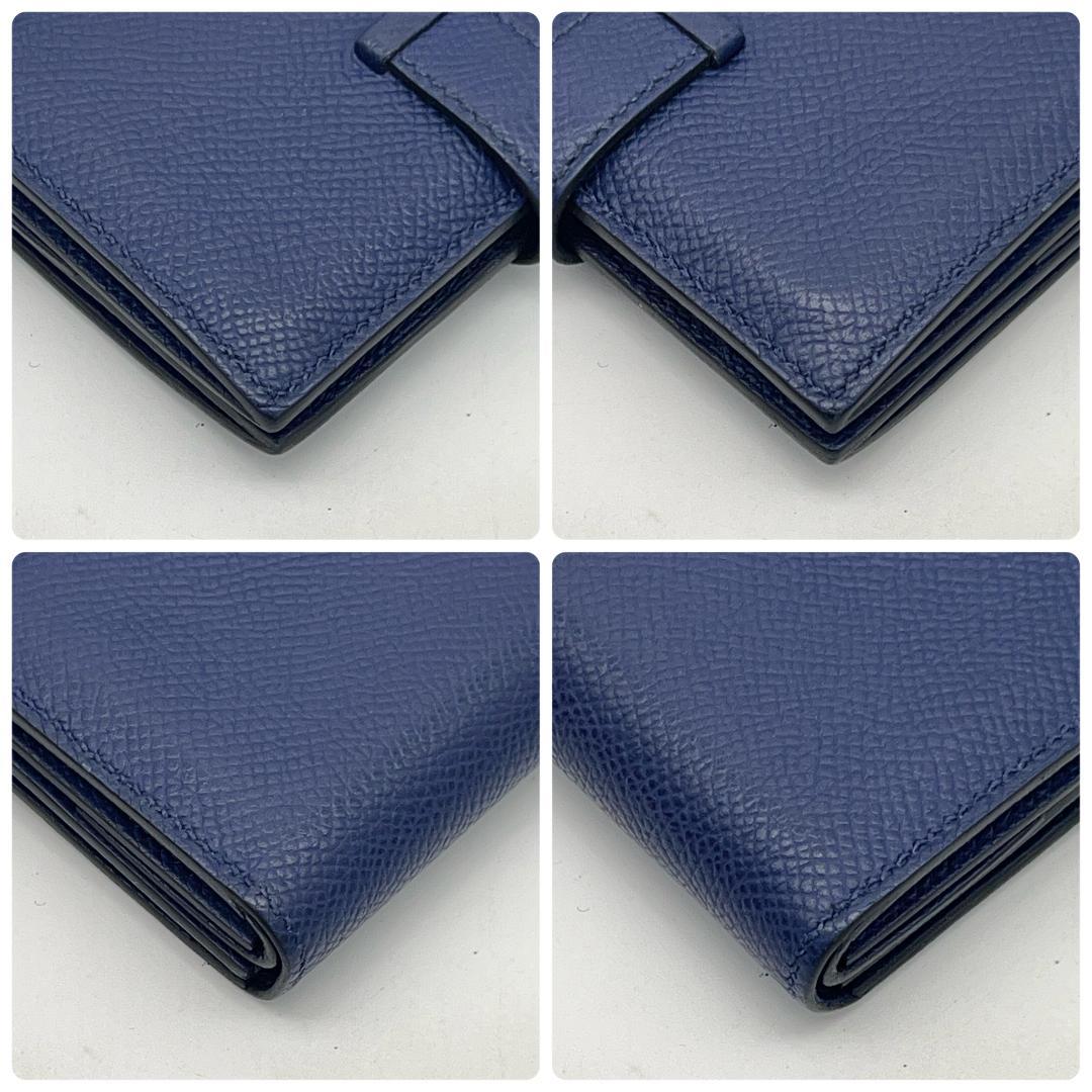 【専用】 エルメス ベアンミニ ブルーニュイ ネイビー ゴールド金具 W刻印 紺