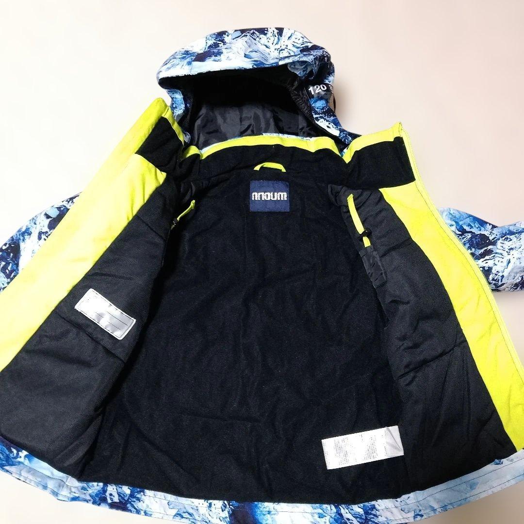 【新品未使用】120 nnoum 子供 スキーウェア 上下セット スノボーウェア