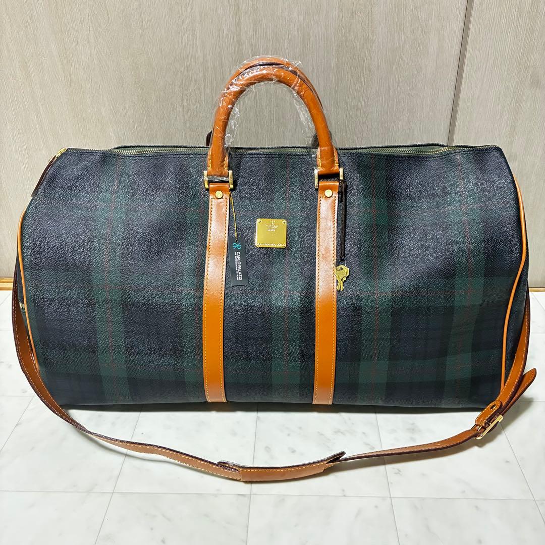 【新品】カルロパラッツィ　ボストンバッグ　旅行用　2way A4収納可能　大容量
