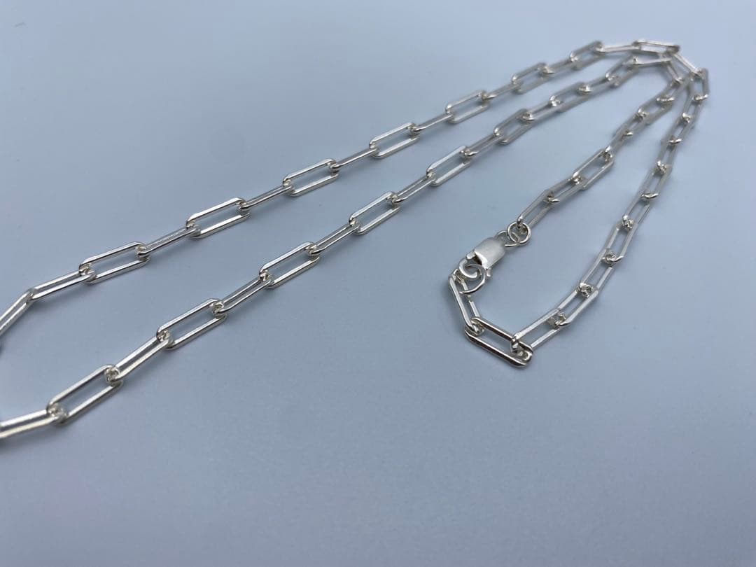 ペーパー ナバホ チェーン ネックレス シルバー silver 925 3.5