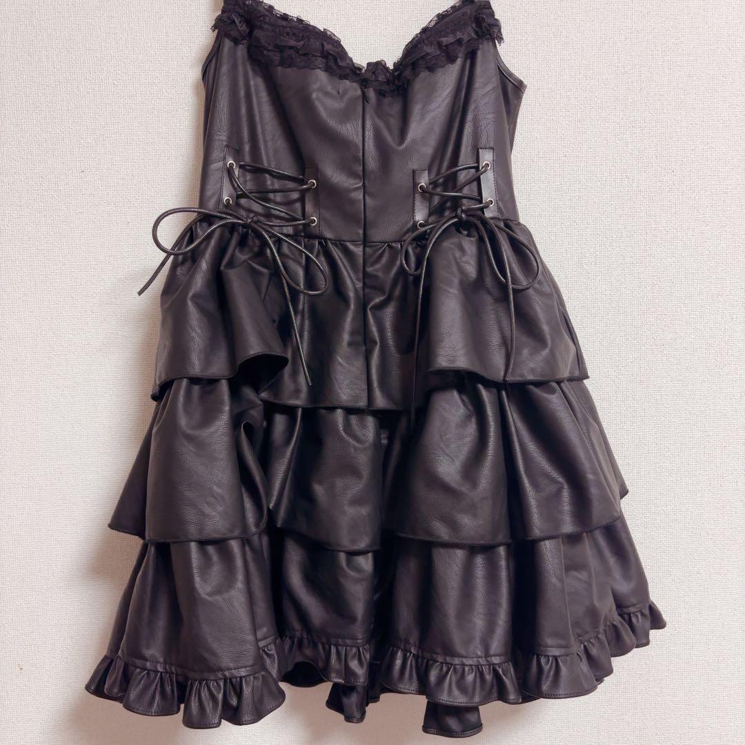 QOOZA IMVAL Frill Heart Dress ワンピース サブカル