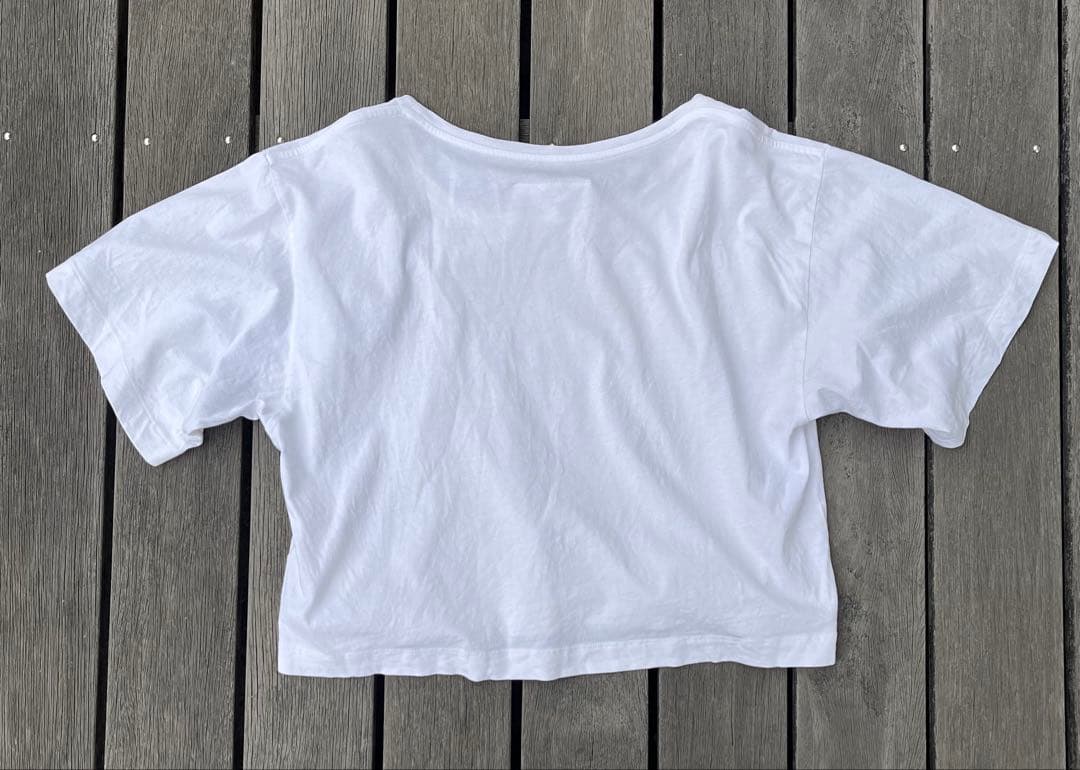 MM6 クロップド　ロゴ　Tシャツ マルジェラ