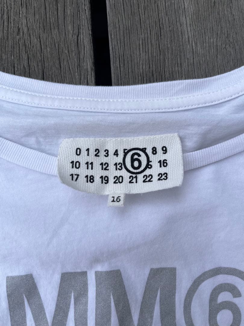 MM6 クロップド　ロゴ　Tシャツ マルジェラ
