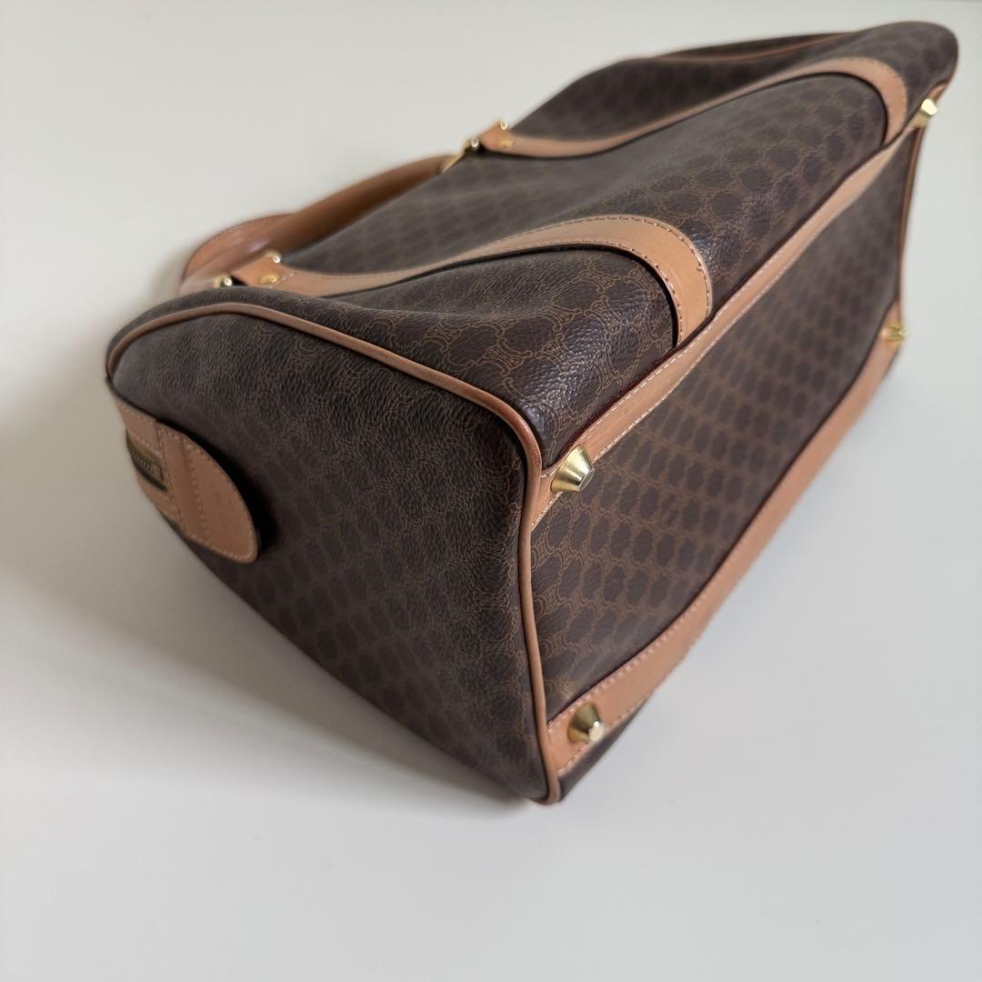 【CELINE】1990s Macadam Pattern Boston Bag