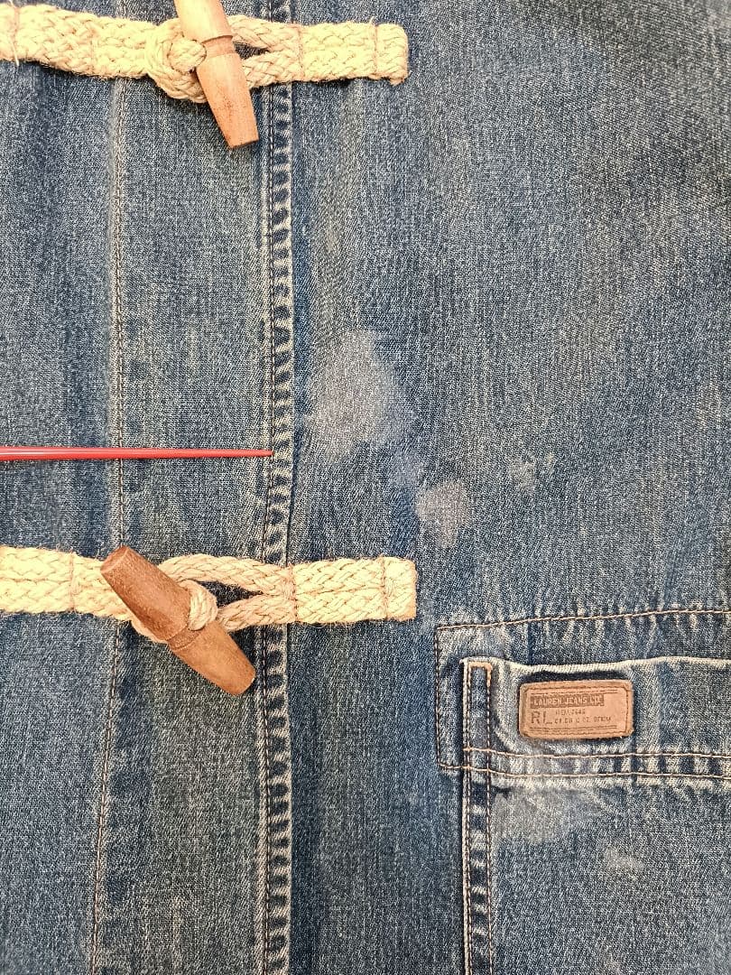 RALPH LAUREN JEANS サイズM デニム　ダッフルコート