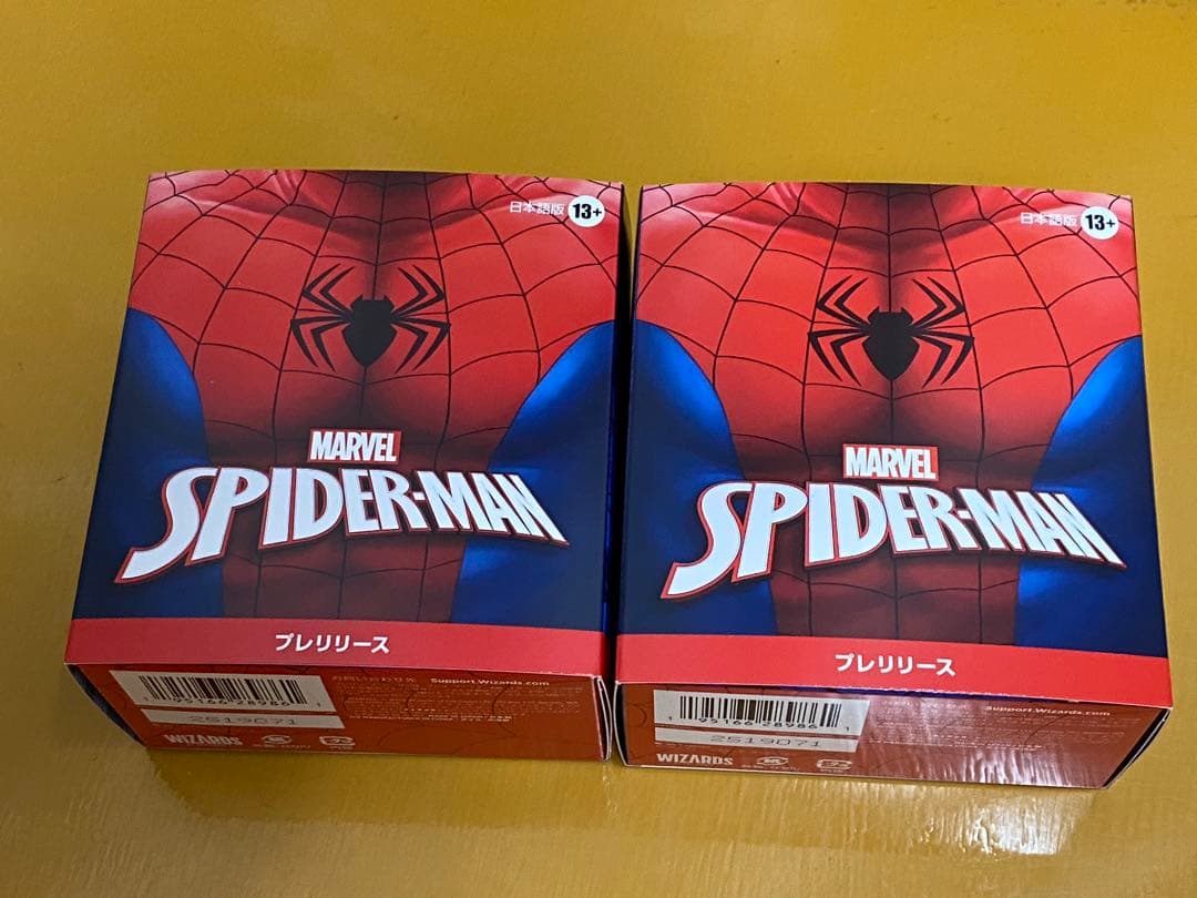 MARVEL SPIDER-MAN プレリリースカード2個セット