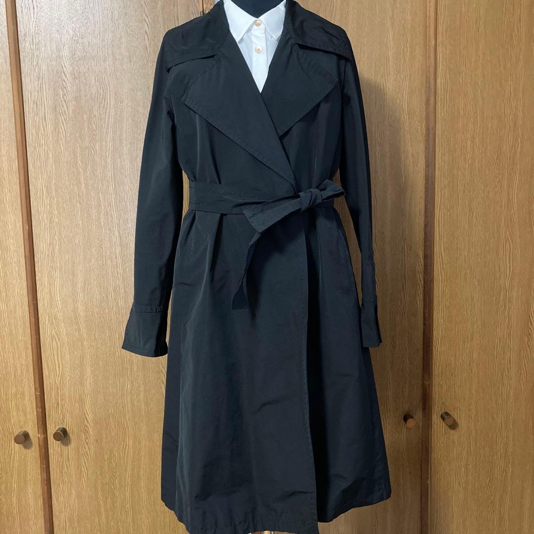 MaxMara ホワイトタグ　スプリングコート(黒)