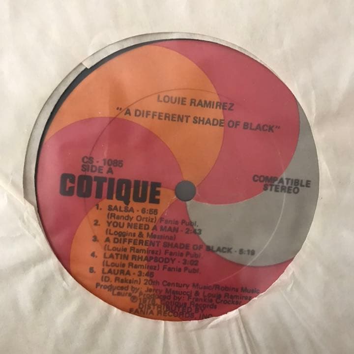洋楽 louie ramirez/a different shade of black