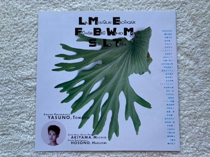 L013　安野とも子／ラ・ミューズィック・エキゾティック