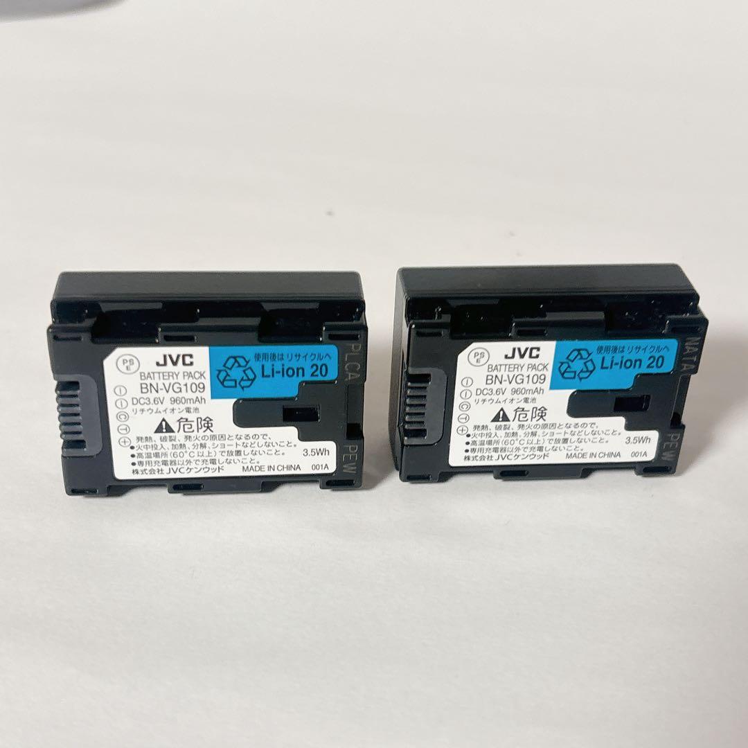 JVCケンウッド ビデオカメラ Everio GZ-E60 予備バッテリー付