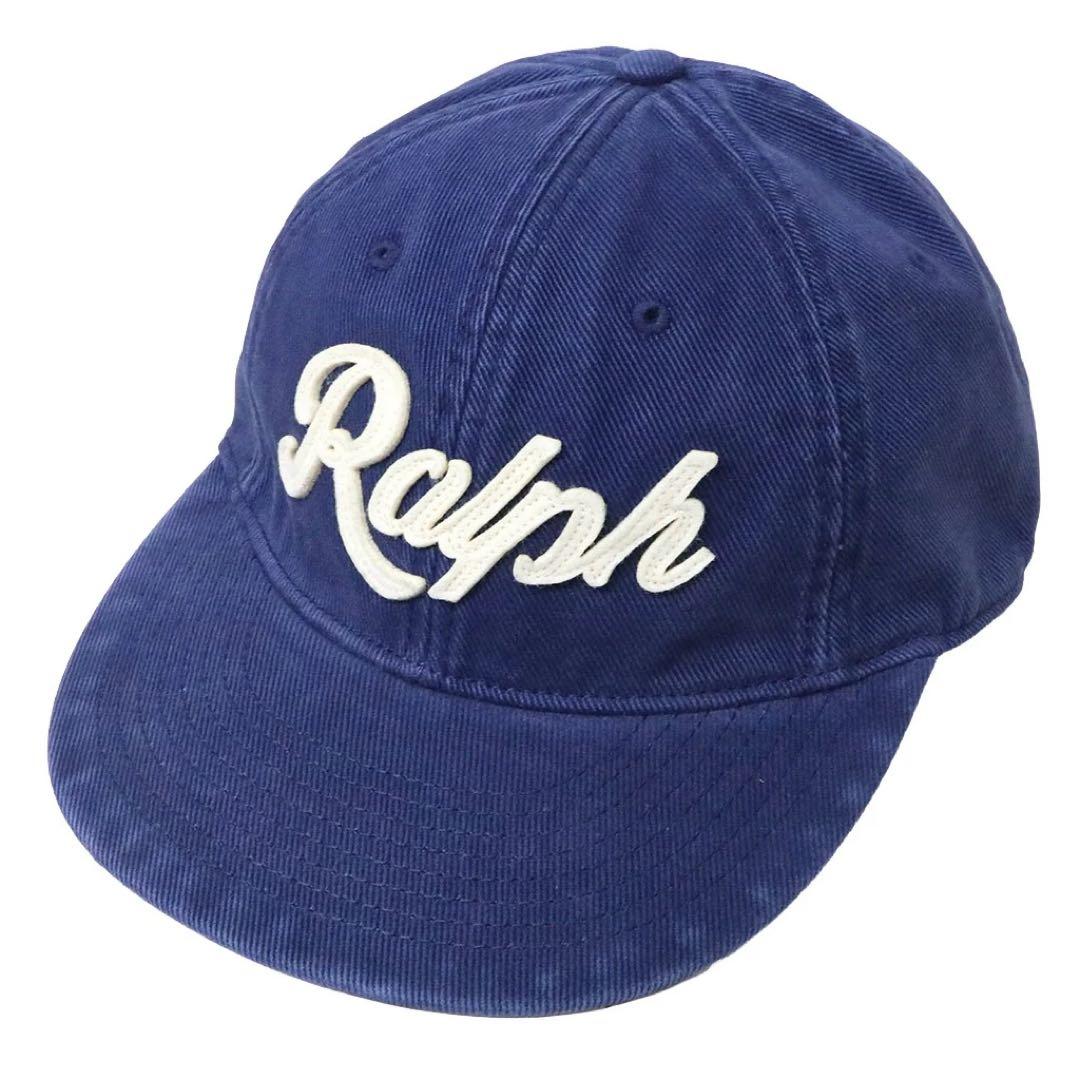 【POLO RALPH LAUREN】アップリケドツイルボールキャップ 美品！