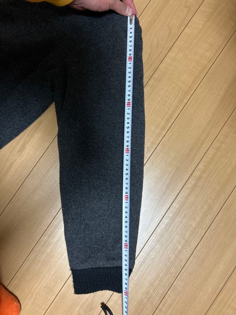 90s アニエスベーオム　中綿ジャケット　ブルゾン　ウール