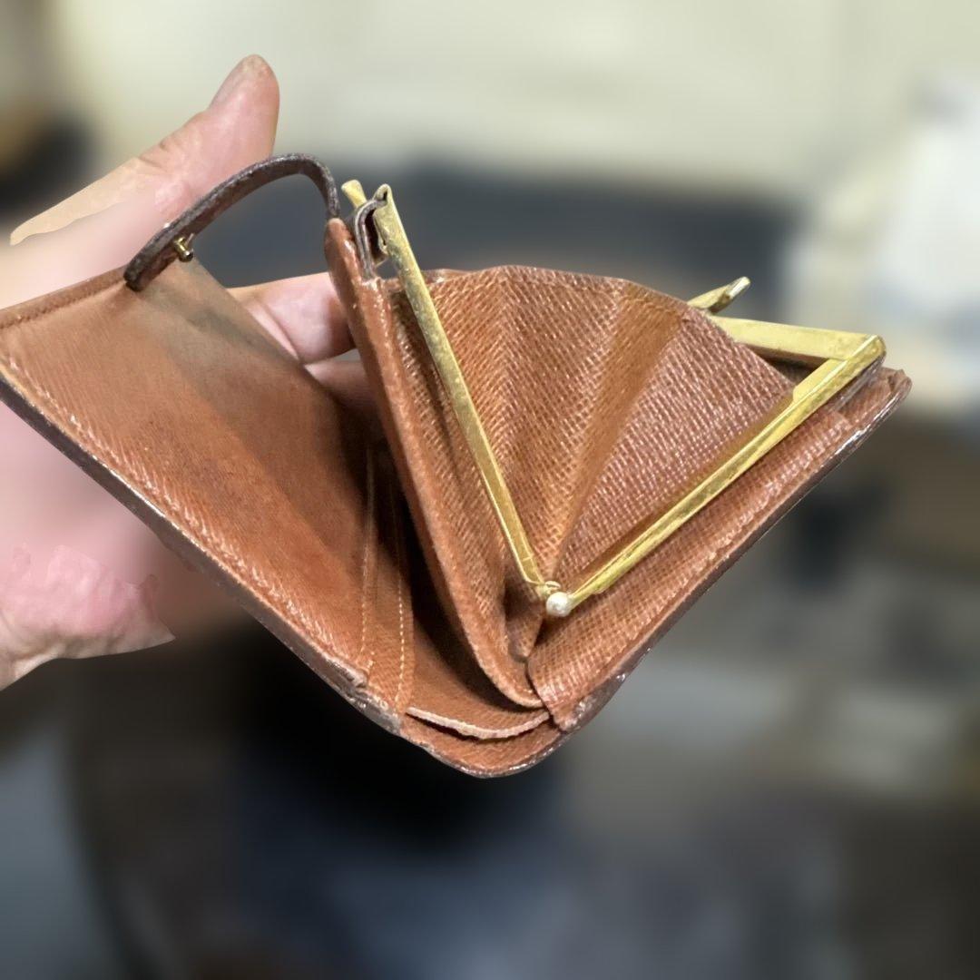 ⑦☆在庫SALE/優良品 ♪モノグラム がま口 財布