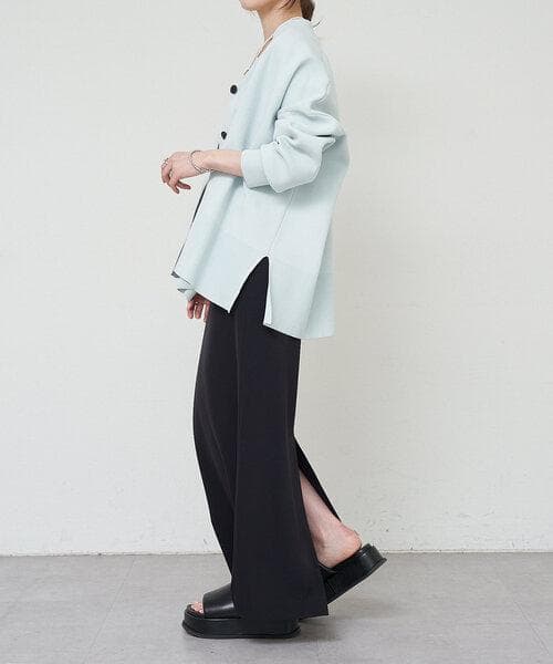 美品 25SS SHENERY コットンスムースカーディガン