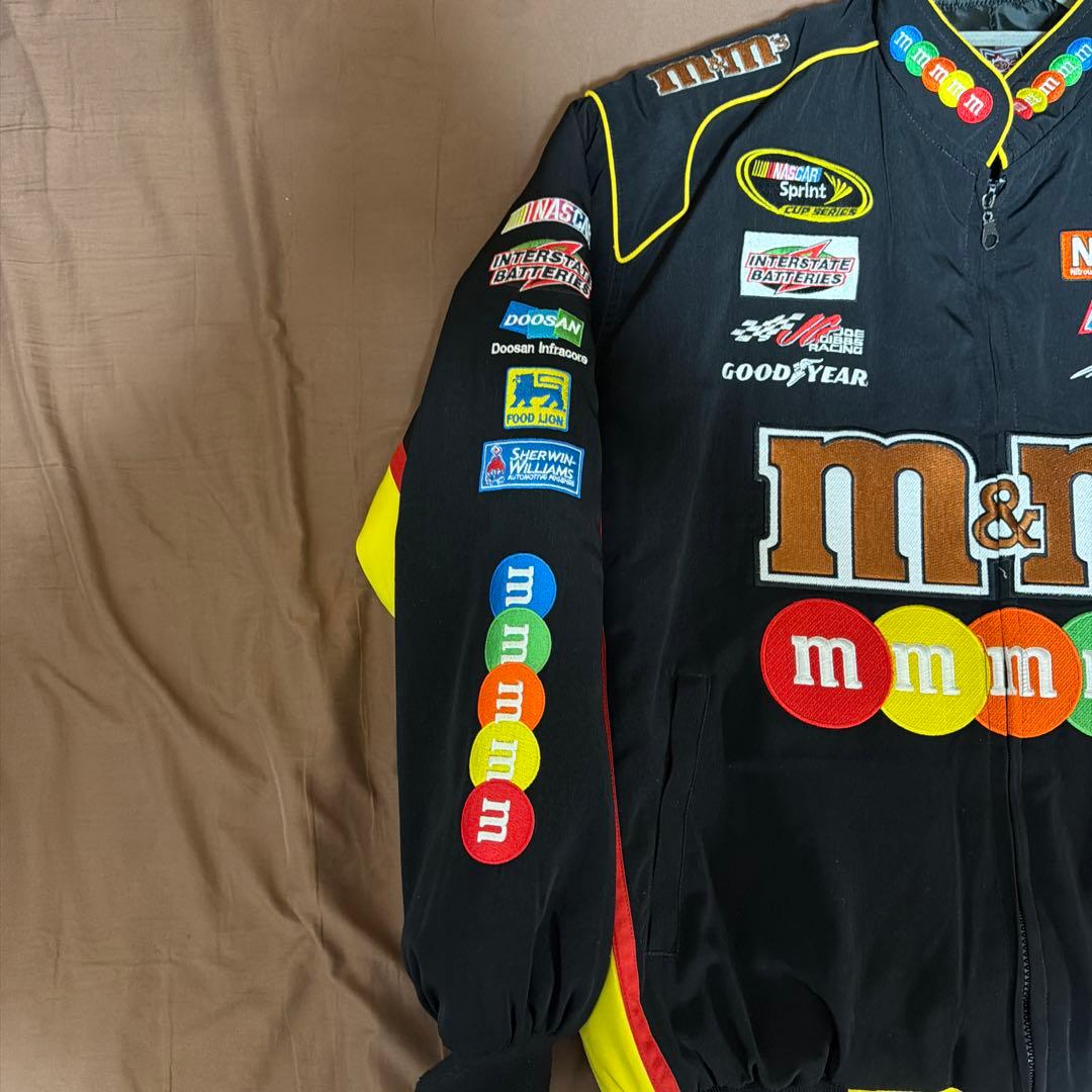 M&M’s エムアンドエムズ　レーシングジャケット　L
