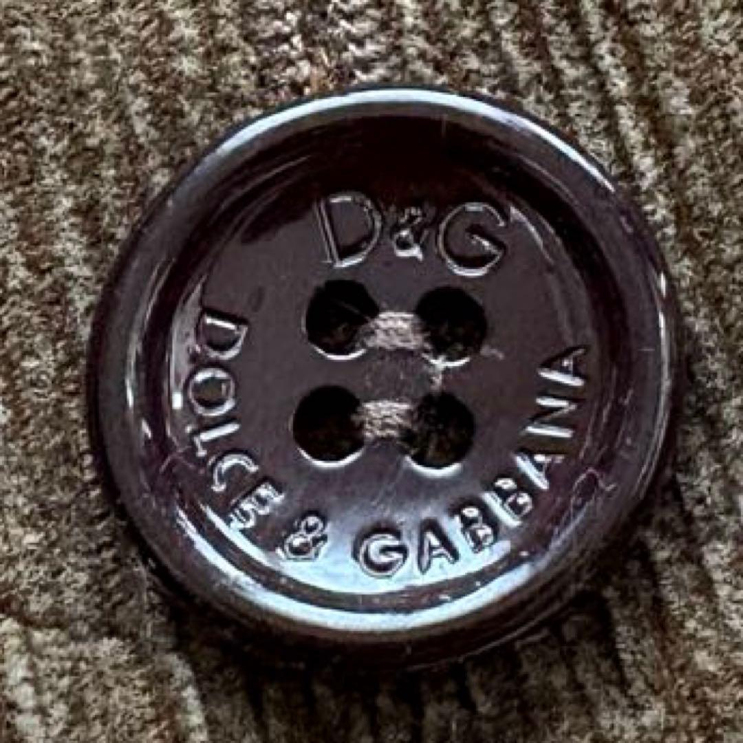 ★フォックスファー★ DOLCE&GABBANA モッズコート コーデュロイ 茶