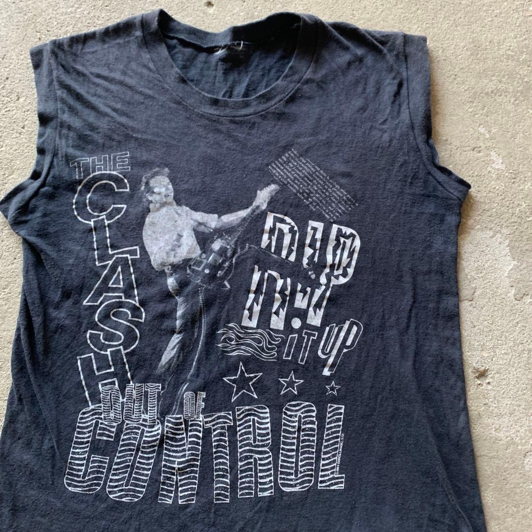 レアthe CLASH 1984 Out Of Controツアー Tシャツ