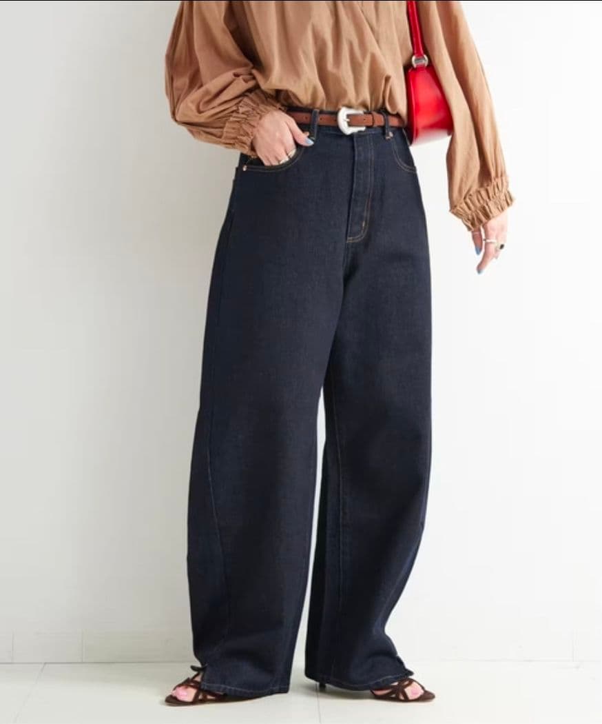 DU JOUR ベーセーストック バレルバギー　デニム　4/2迄出品します