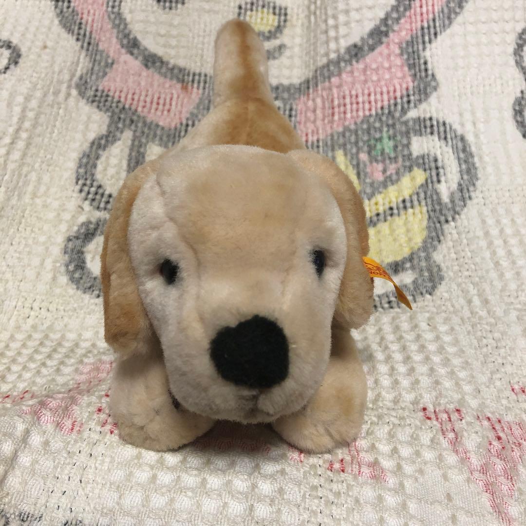 シュタイフ　ラブラドールレトリバーの子犬　ぬいぐるみ　中古品