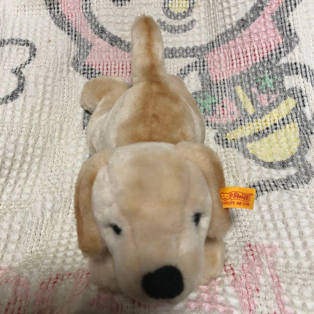 シュタイフ　ラブラドールレトリバーの子犬　ぬいぐるみ　中古品