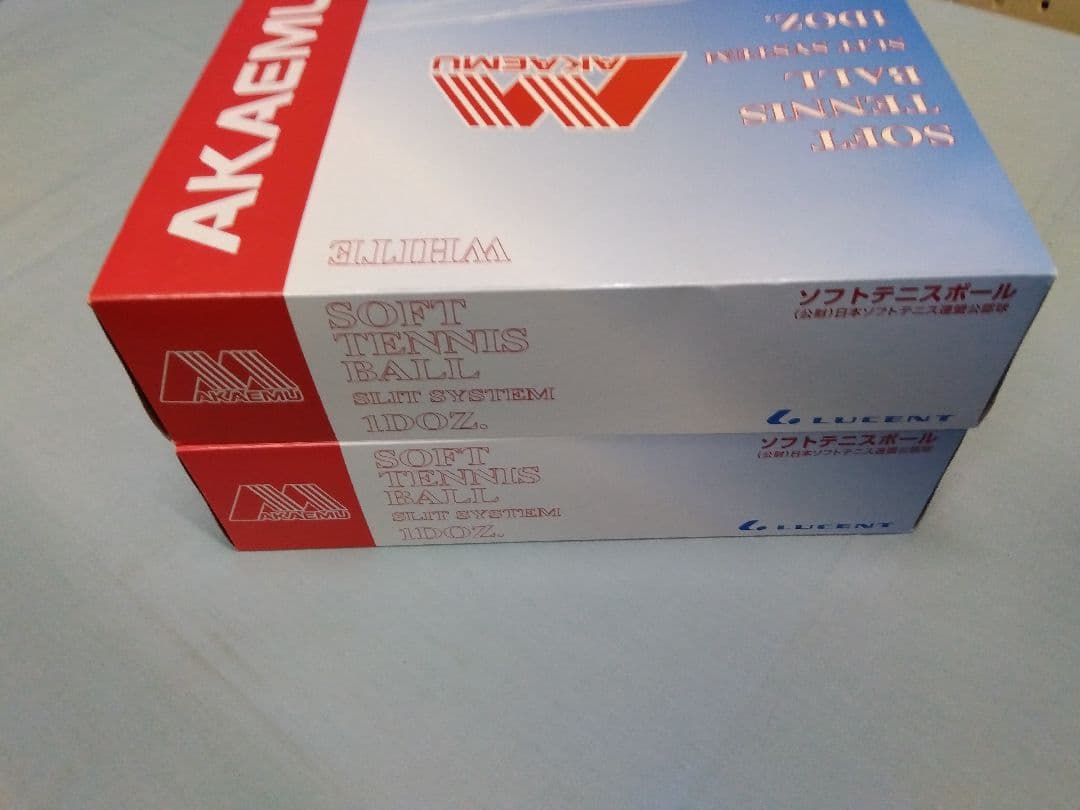 アカエム　赤エム　新品 ソフトテニスボール 　2ダース
