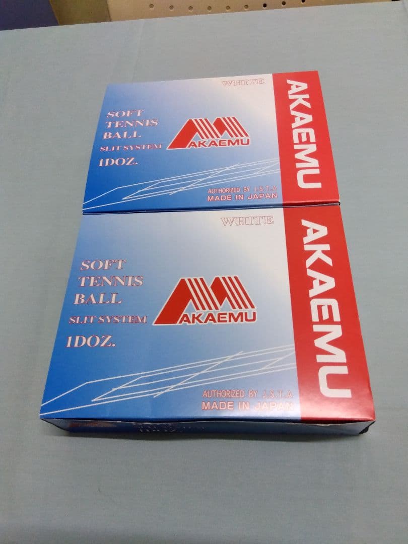 アカエム　赤エム　新品 ソフトテニスボール 　2ダース