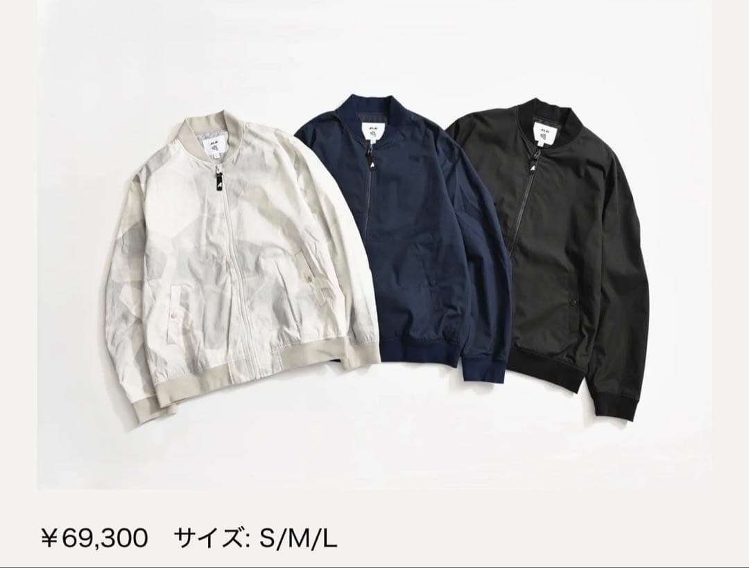 ArkAir for RHCロンハーマン MA-1ジャケット定価69,300円