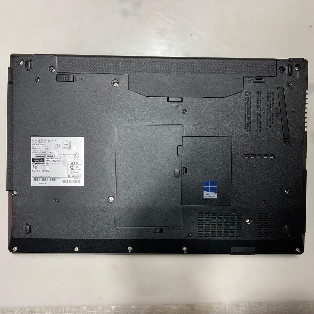 Windowsノート本体 A576/PX Corei 5 6300U win11 SSD