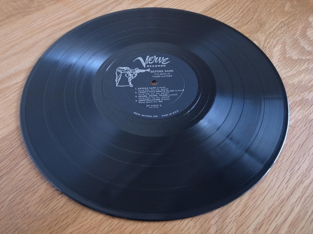 YUSEF LATEEF / BEFORE DAWN VERVE US盤 LP