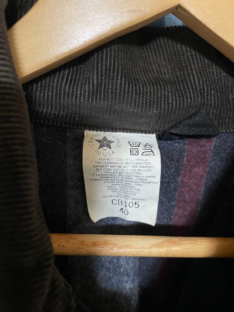 carhartt チョアコートmadeinusa CB105size40野村訓一