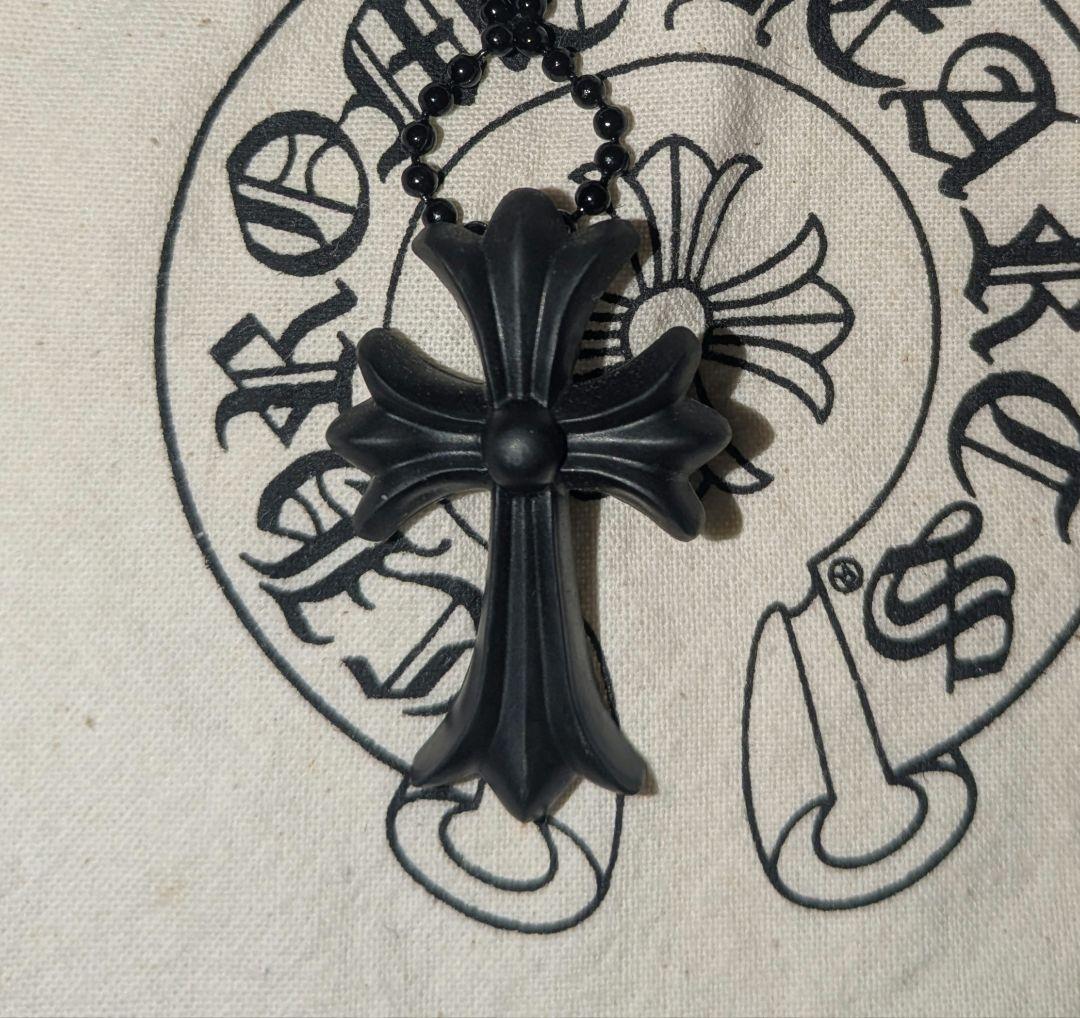 CHROME HEARTS クロムハーツ青山２０周年記念　クロスラバーネックレス