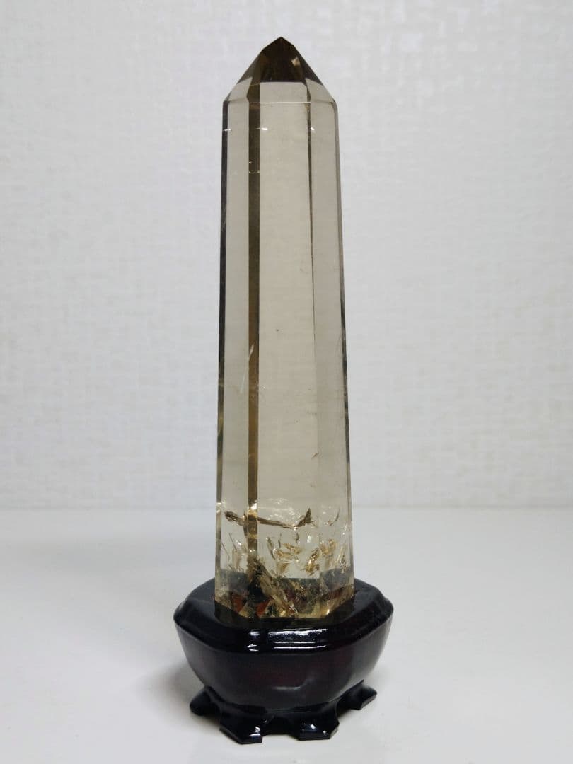 水晶 279g クォーツ スモーキー 原石 鑑賞石 自然石 誕生石 鉱物 水石