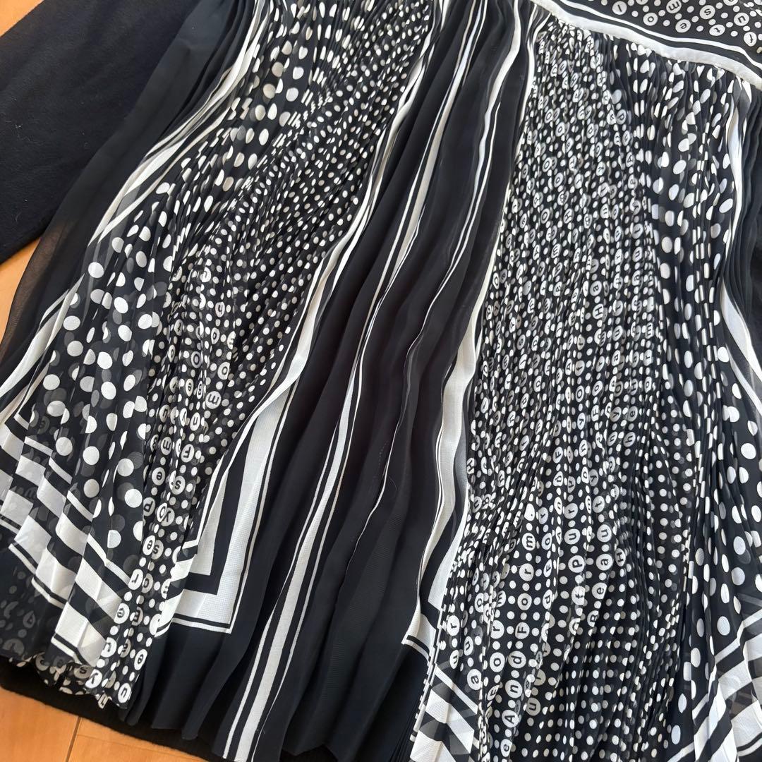 未使用 sacai サカイ カーディガン プリーツ 変形 ドット